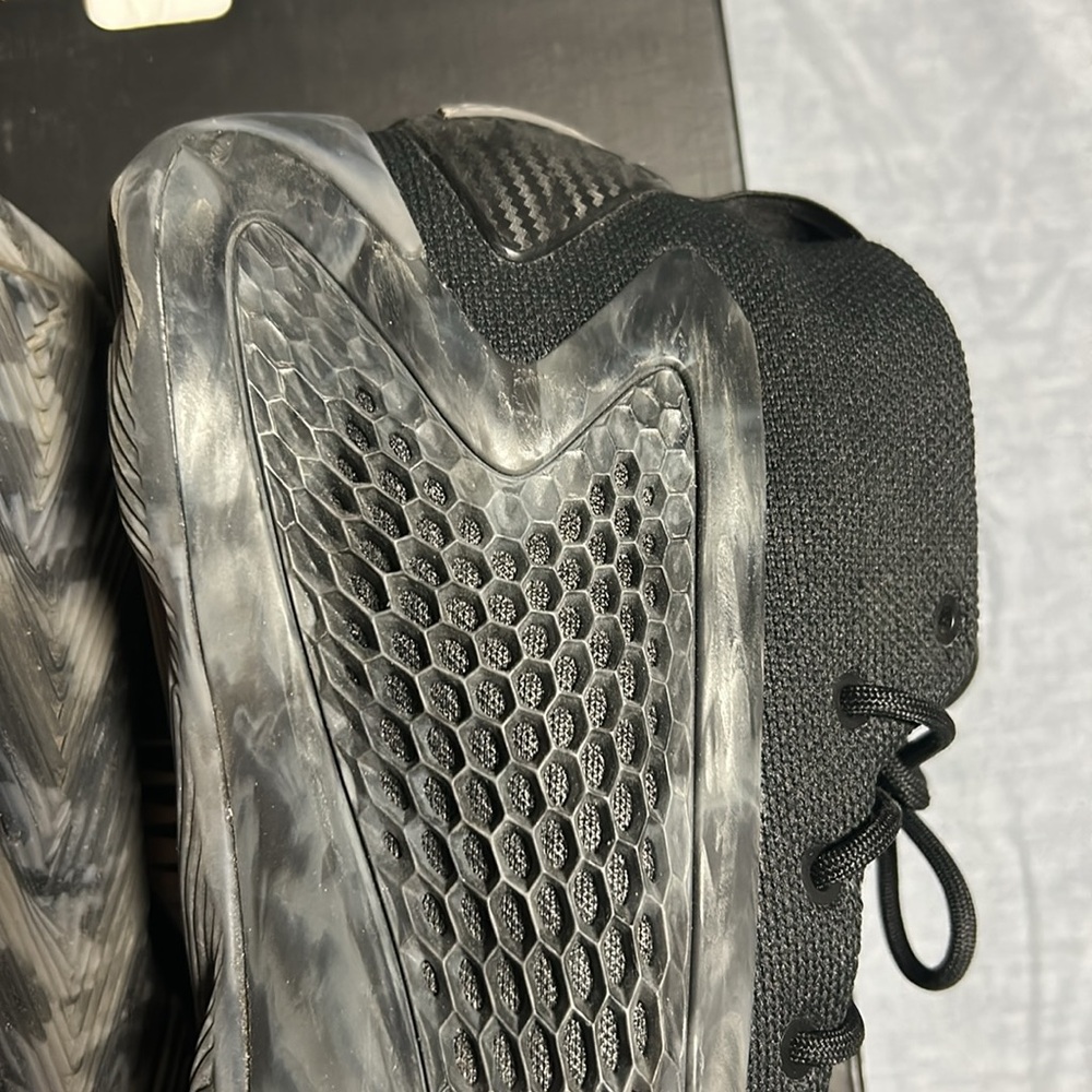 AE1 Anthony Edwards charcoal mid basketball shoes 8.5mens - Picture 7 of 12